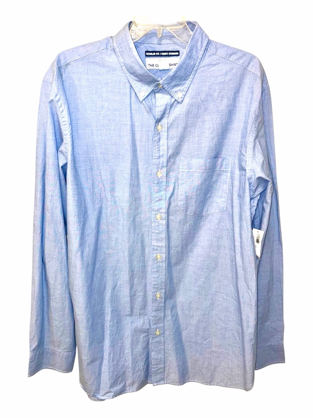 Men’s Old Navy The Classic Shirt Regular Fit Sz XL Button Light Blue  - Nwt